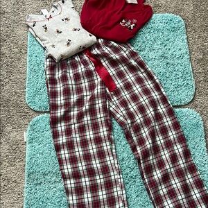 Mickey Mouse Disney pajama set Christmas